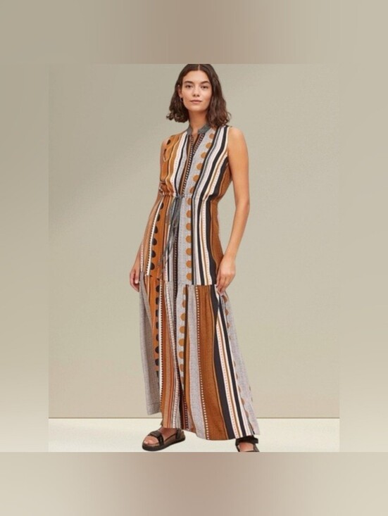 Anthropologie Dresses & Skirts - Anthropologie Size 6 Alondra Striped Sleeveless Maxi Dress